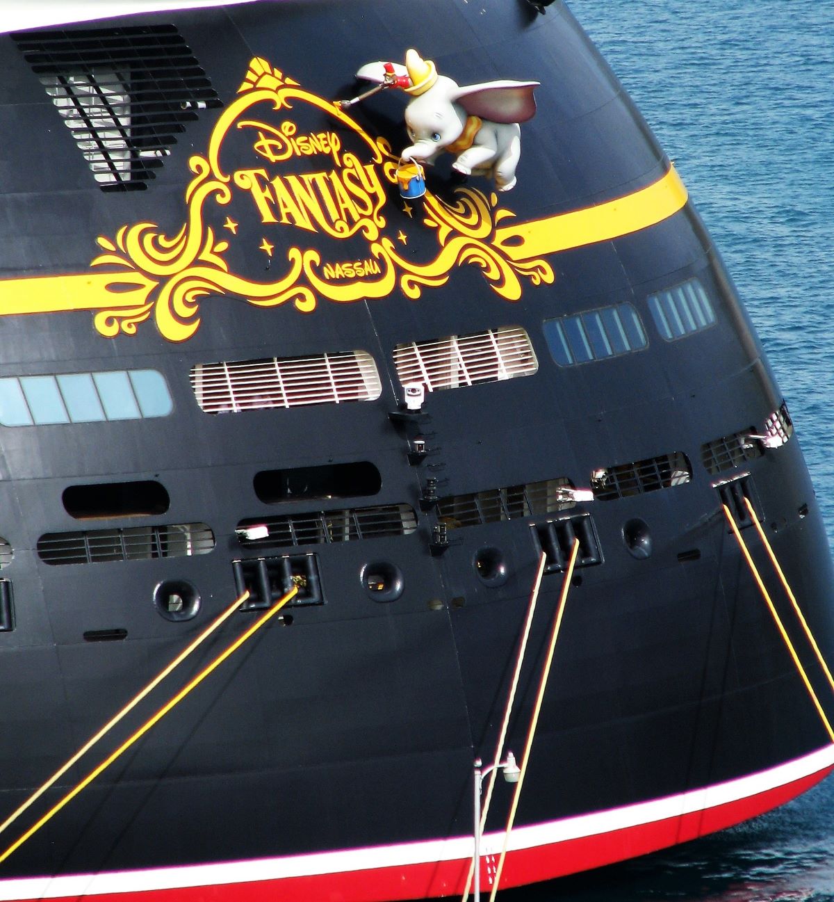 Dumbo on the Disney Fantasy cruise ship