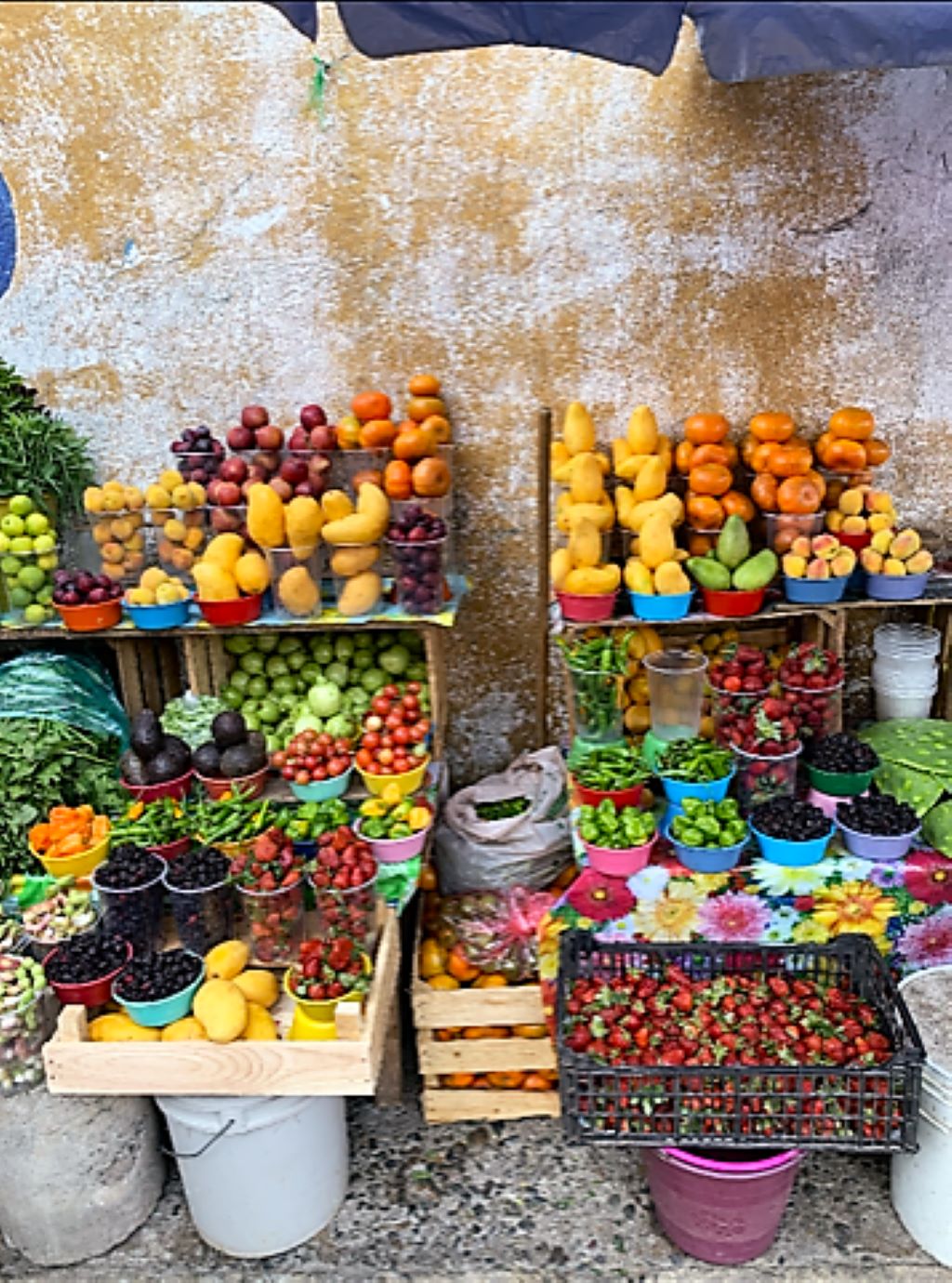 Open-air market in Zihuatanejo, Mexico