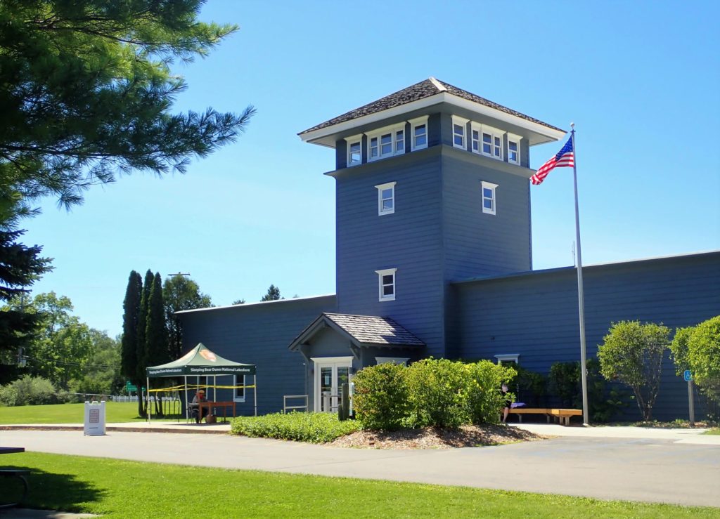 The Philip A. Hart Visitor Center in Sleeping Bear Dunes National Lakeshore
