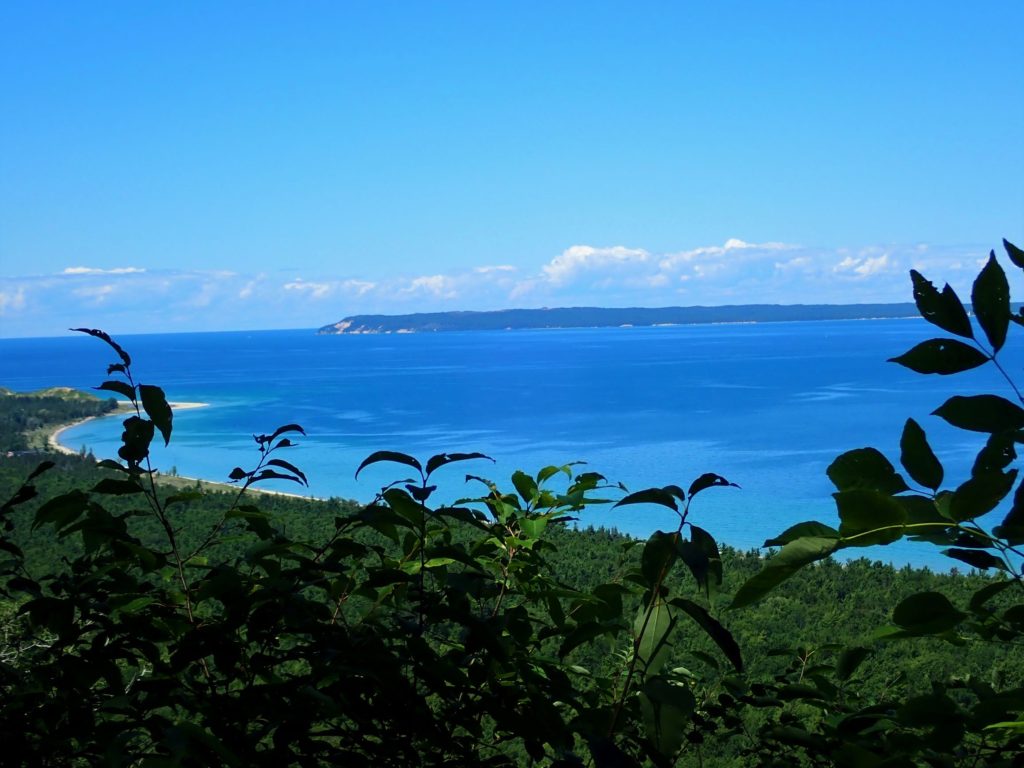 View from Alligator Hill in Sleeping Bear Dunes National Lakeshore