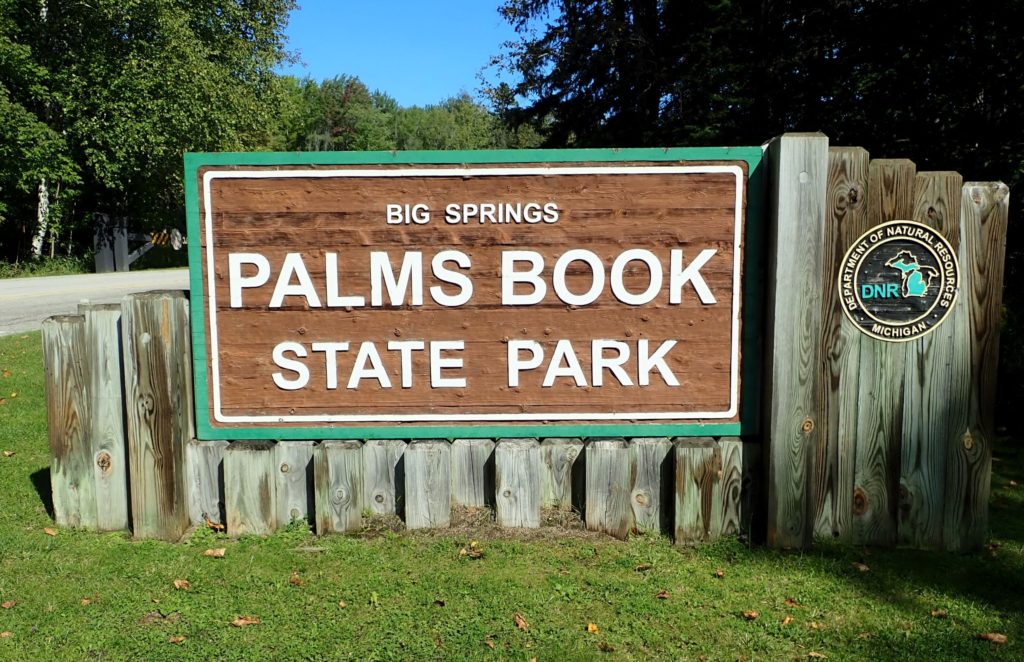 things to do in Michigan's Upper Peninsula: visit Palms Book State Oark