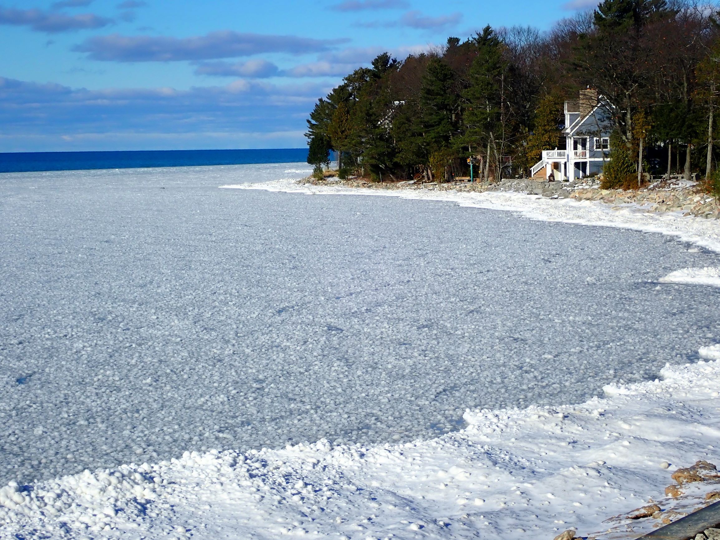 Lake Michigan in winter
