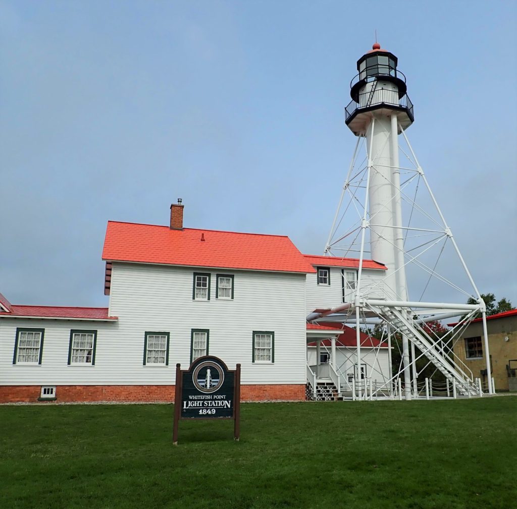 Whitefish Point Light Station in Michigan's Upper Peninsula
