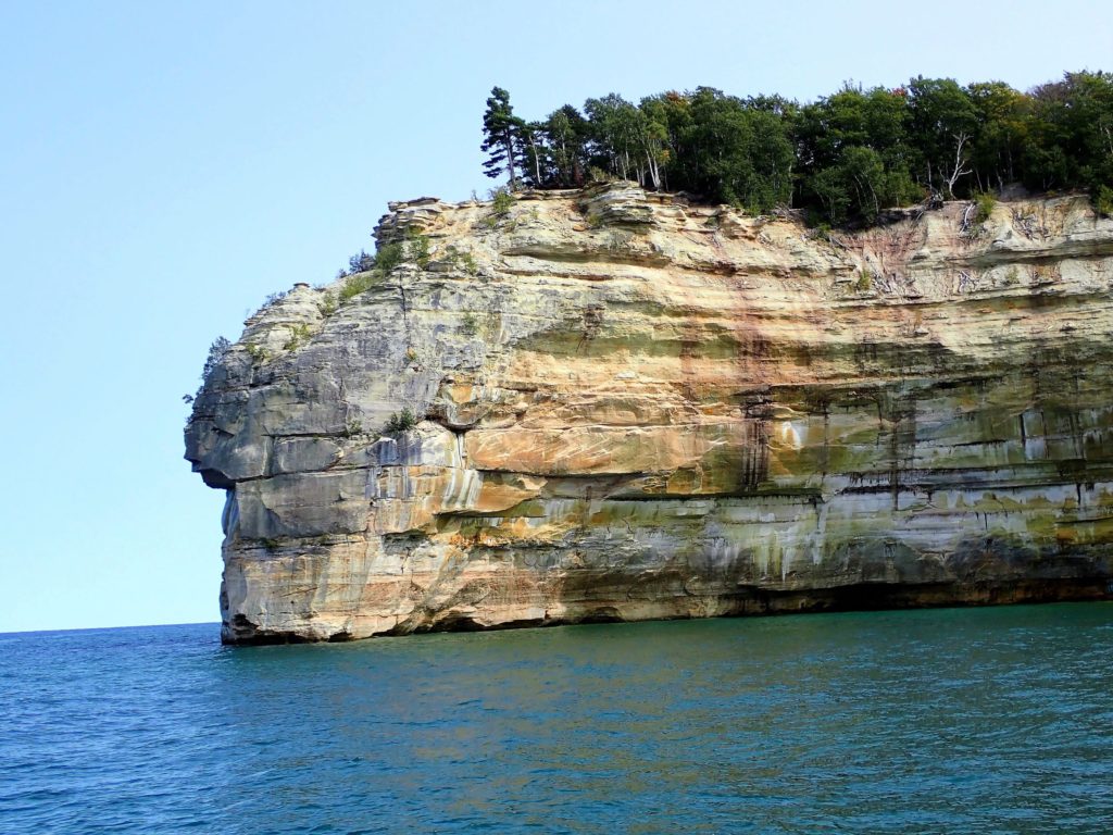 Indian Head Rock in Michigan's Upper Peninsula