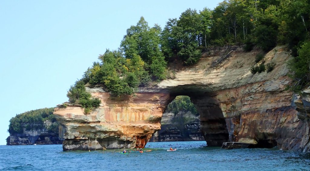 Lover's Leap in Pictured Rocks National Lakeshore