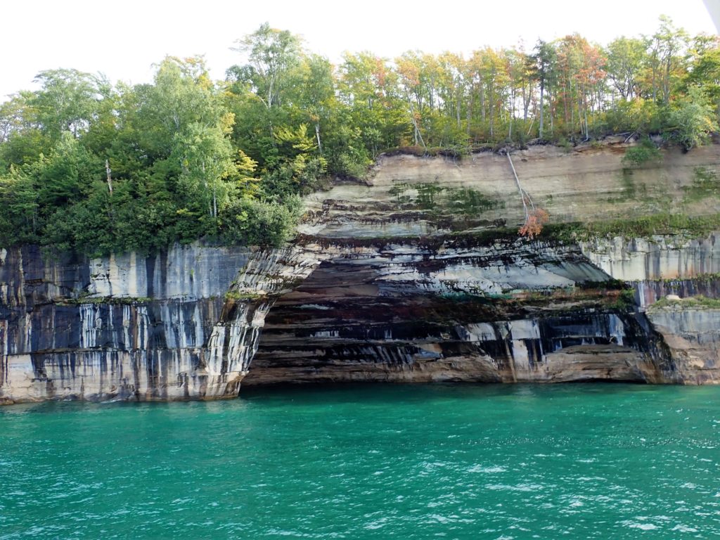 Rainbow Cave in Michigan's Upper Peninsula