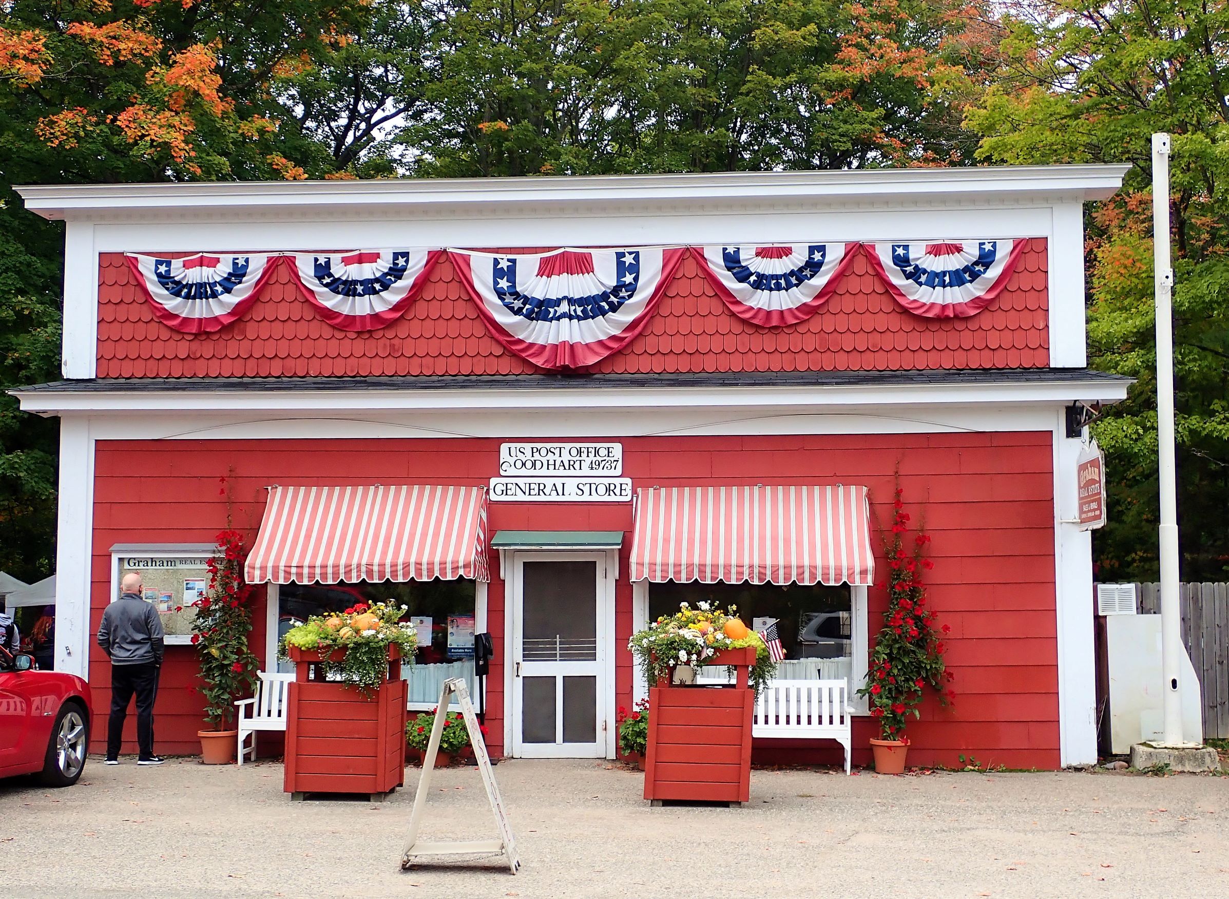 Good Hart General Store along Northern Michigan's Tunnel of Trees Scenic Route