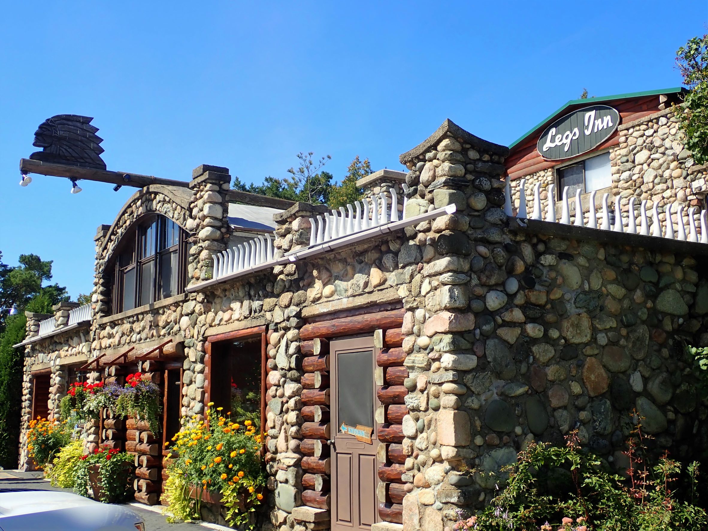 The historic Legs Inn in Cross Village, Michigan