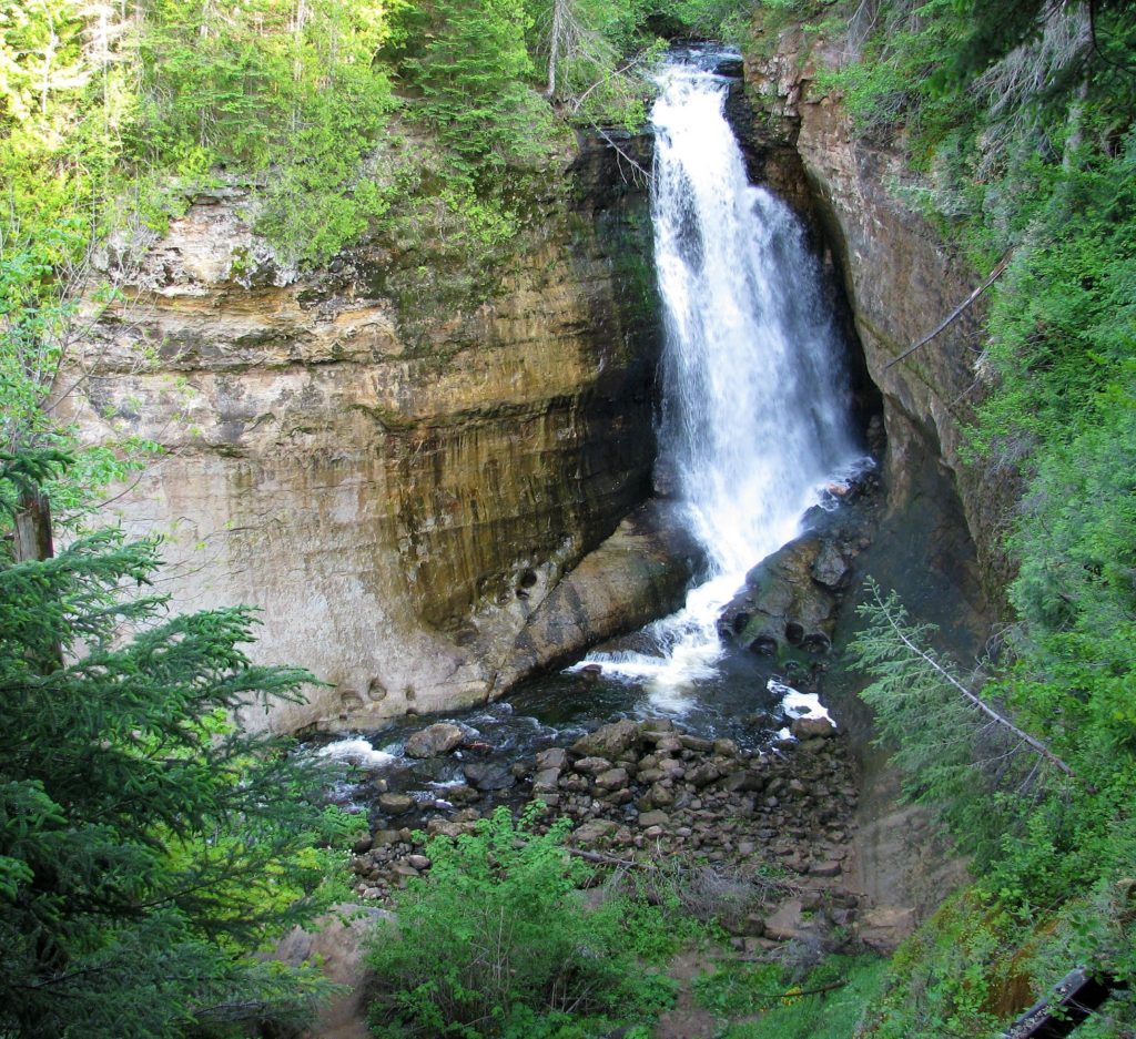 best waterfalls in Munising