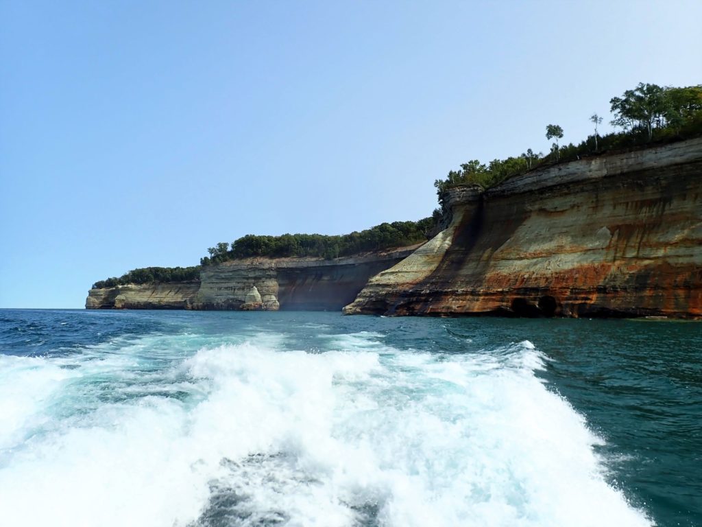 View of Pictured Rocks National Lake Shore