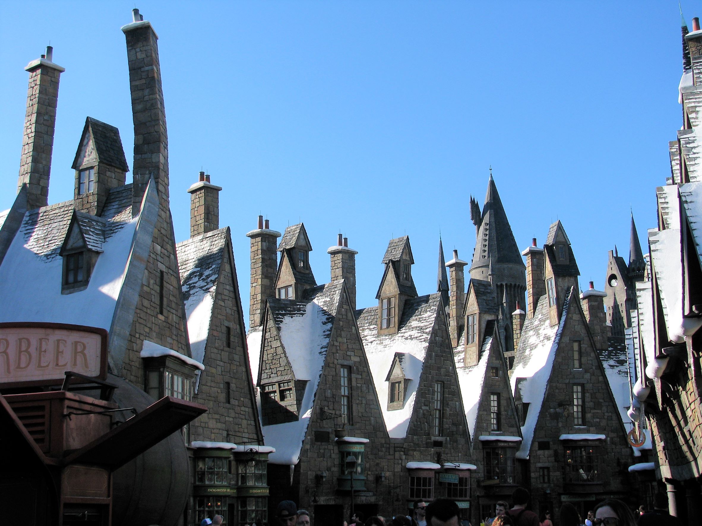 A view of Hogsmeade Village.