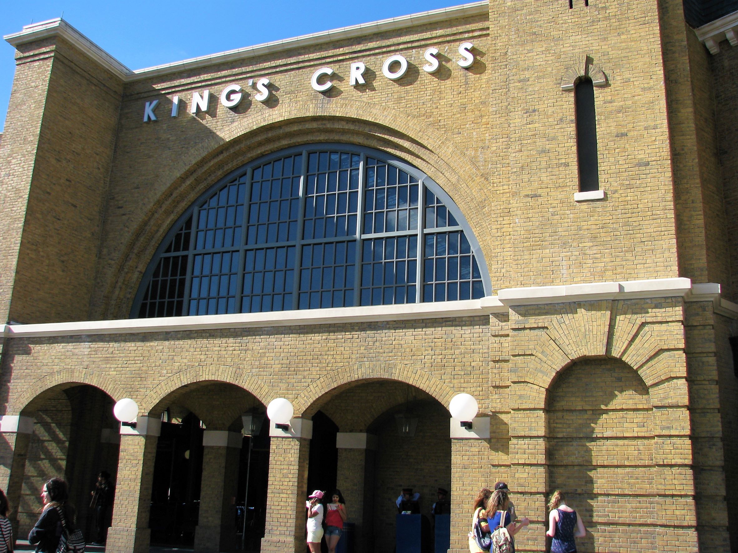 Enter the King's Cross Station to hop aboard the Hogwarts Express. 
