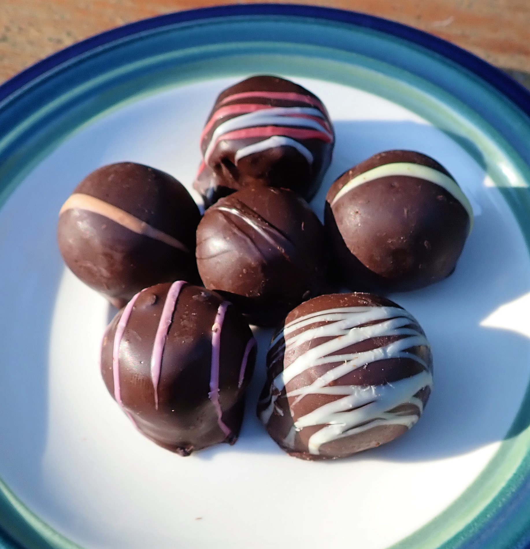 Chocolate truffles at Alpine Chocolat Haus in Boyne City, Michigan