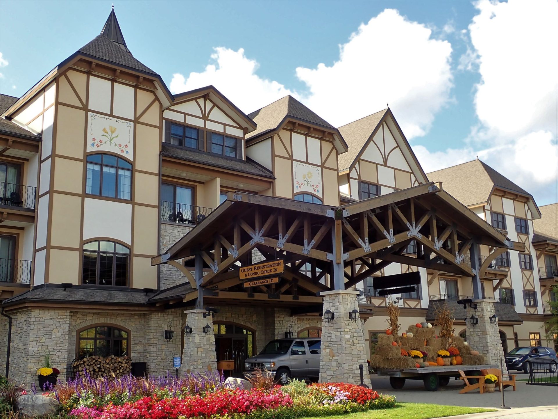 Boyne Mountain Resort: The ending point of The Breezeway Fall Color Tour