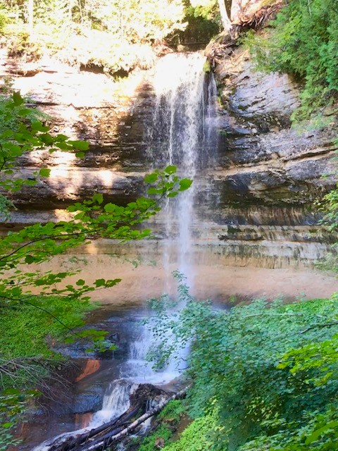 Munising Falls in Michigan's upper Peninsula