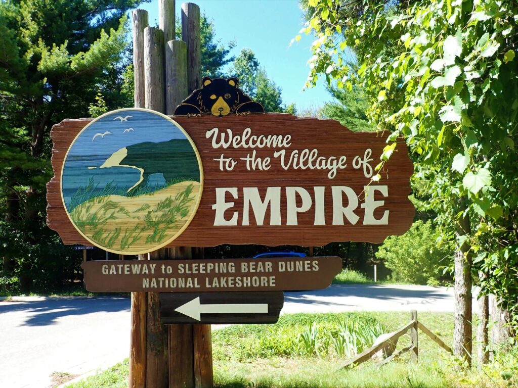 Village of Empire Sign