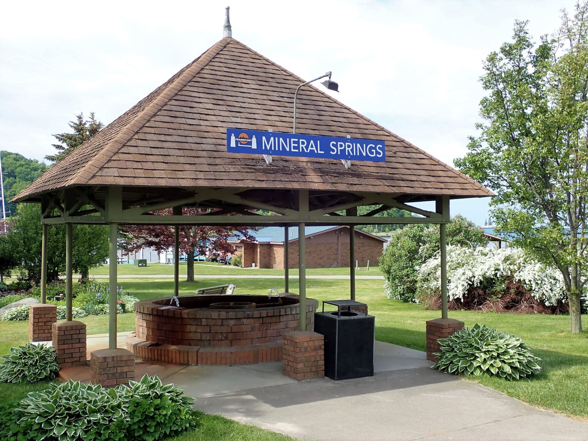 Mineral Springs Park in Frankfort, Michigan