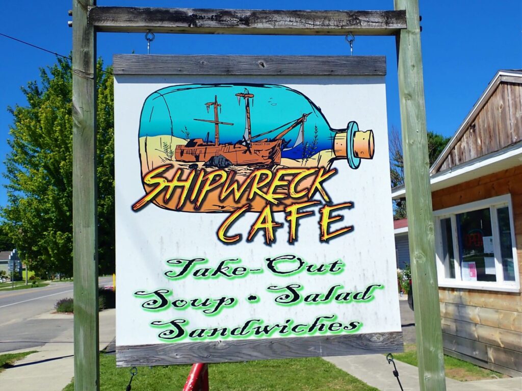 Eat at Shipwreck Cafe in Empire, Michigan