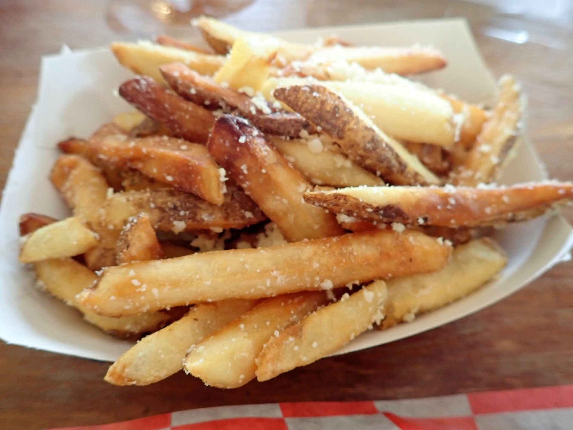 Delicious sea salt fries from St Ambrose Cellars