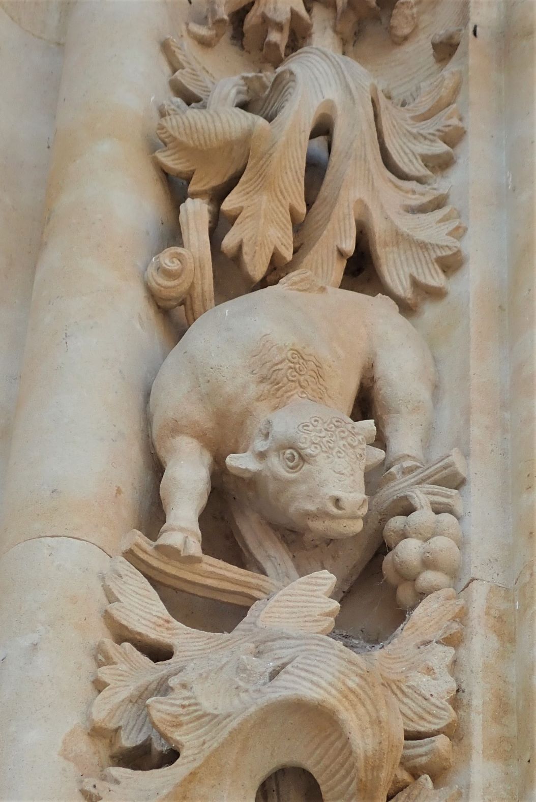 Look for the bull on the façade of Salamanca's New Cathedral
