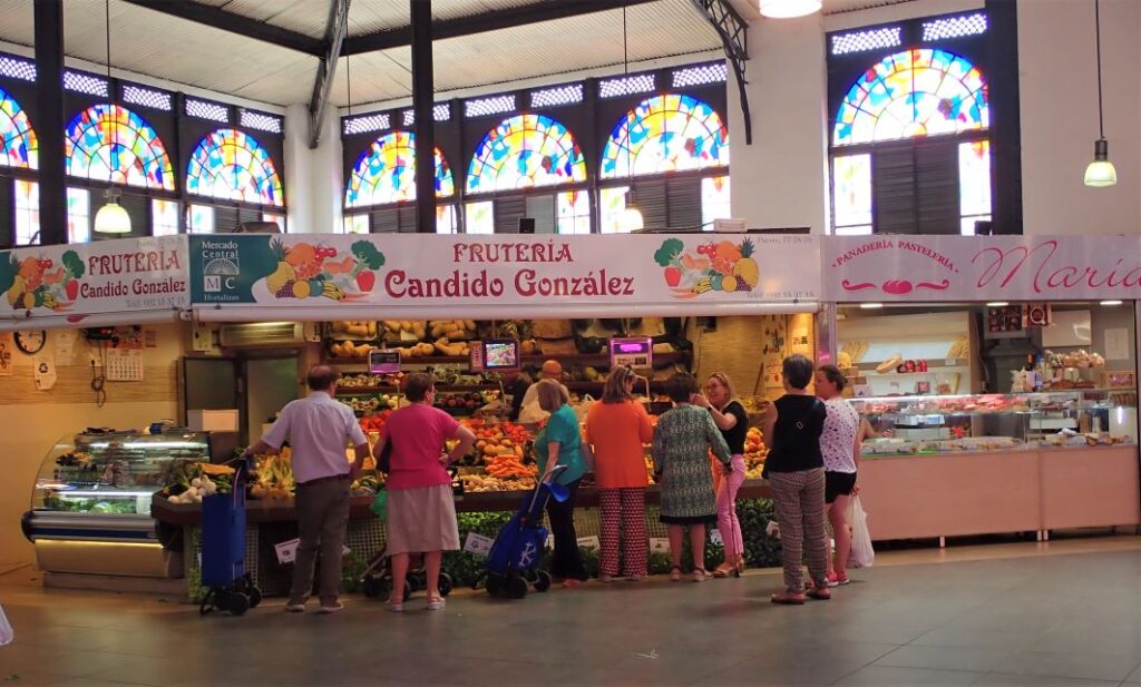 Fruit Stand inside Salamanca's Central Market