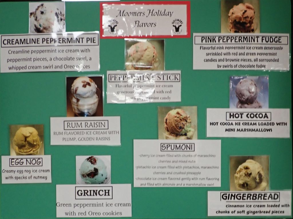 Christmas Ice Cream Flavors At Moomers