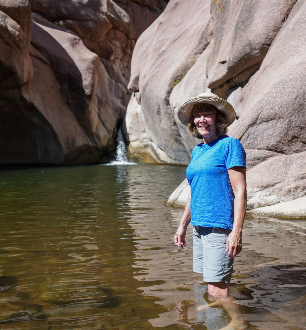 My foldable FurTalk Straw Sun Hat is an essential travel item for me.