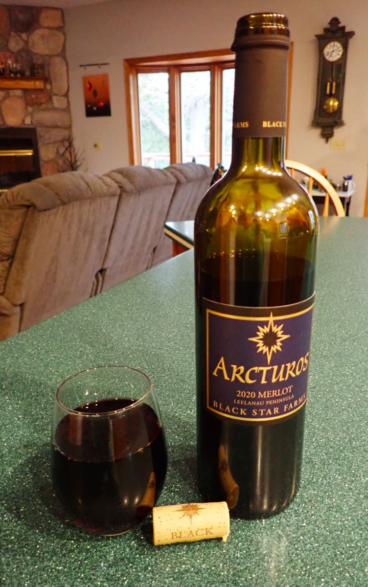 Arcturos Merlot from the winery at Black Star Farms