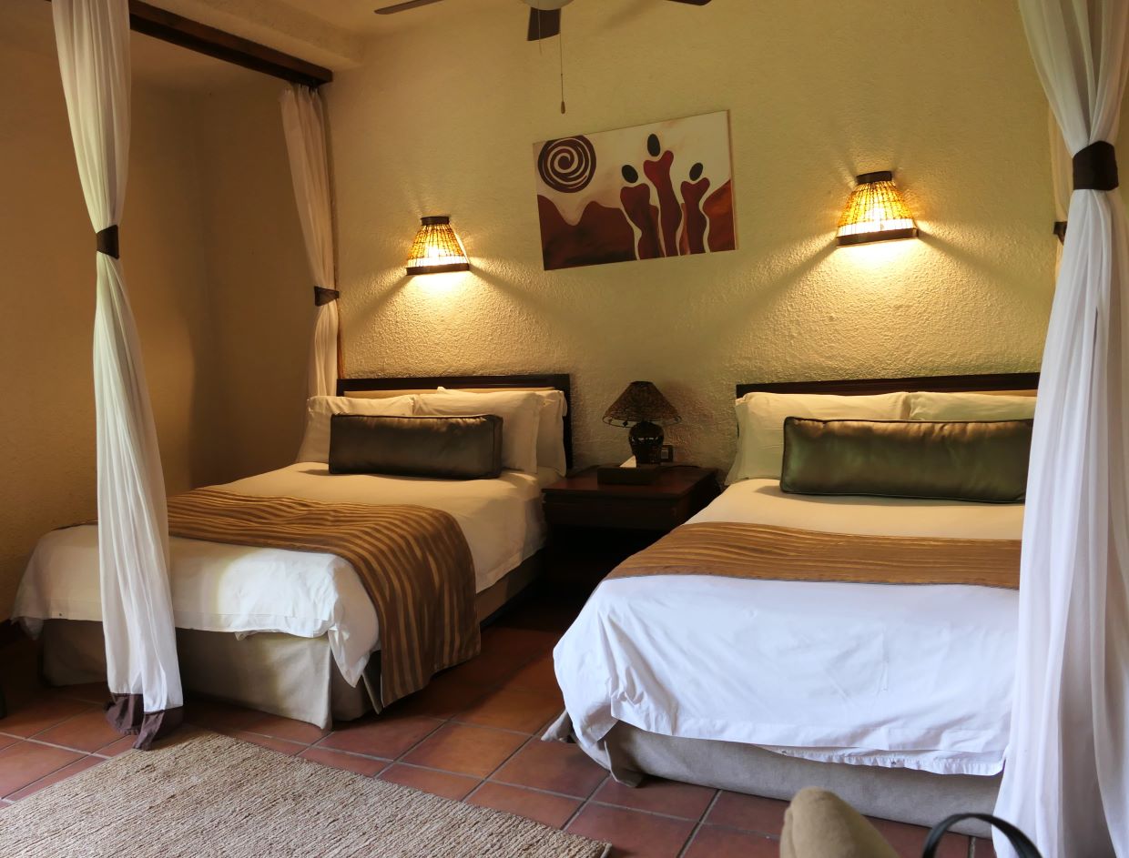 Beds at the Sopa Tarangire Lodge