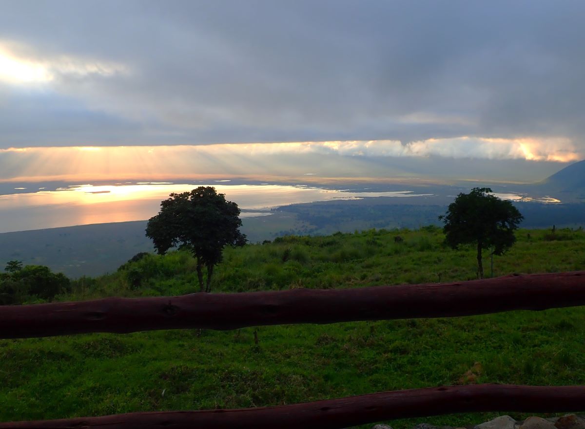 Sunrise over the Ngorongoro Crater