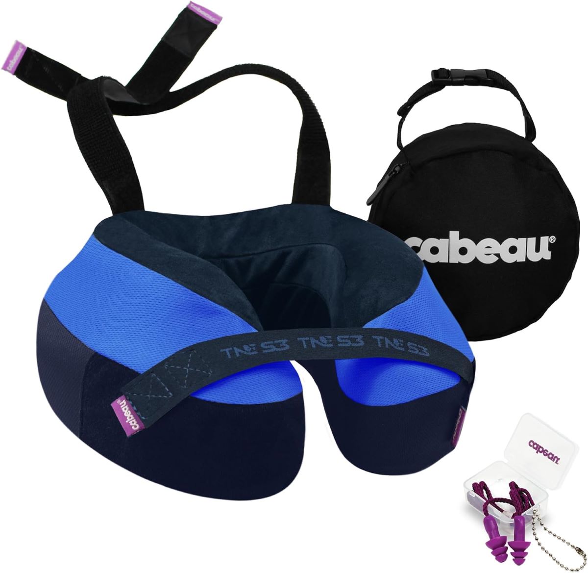 The Cabeau Travel Neck Pillow actually allows me to sleep on a plane!