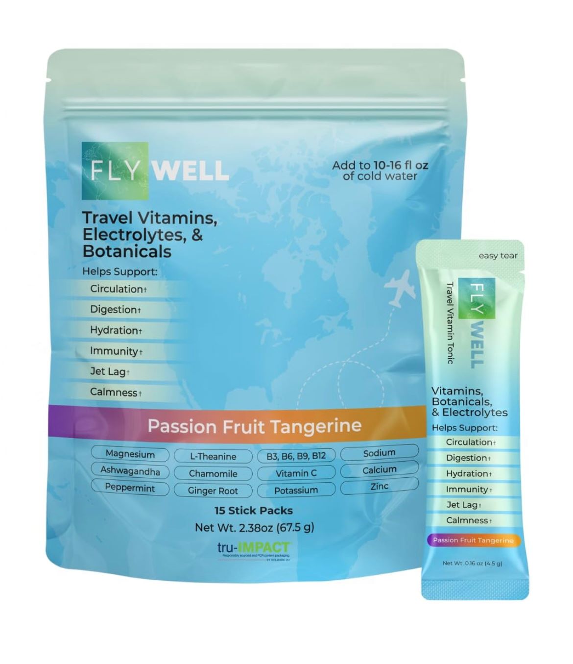 Flywell Travel Tonic just might be an essential travel item for you to combat dehydration and jet lag.
