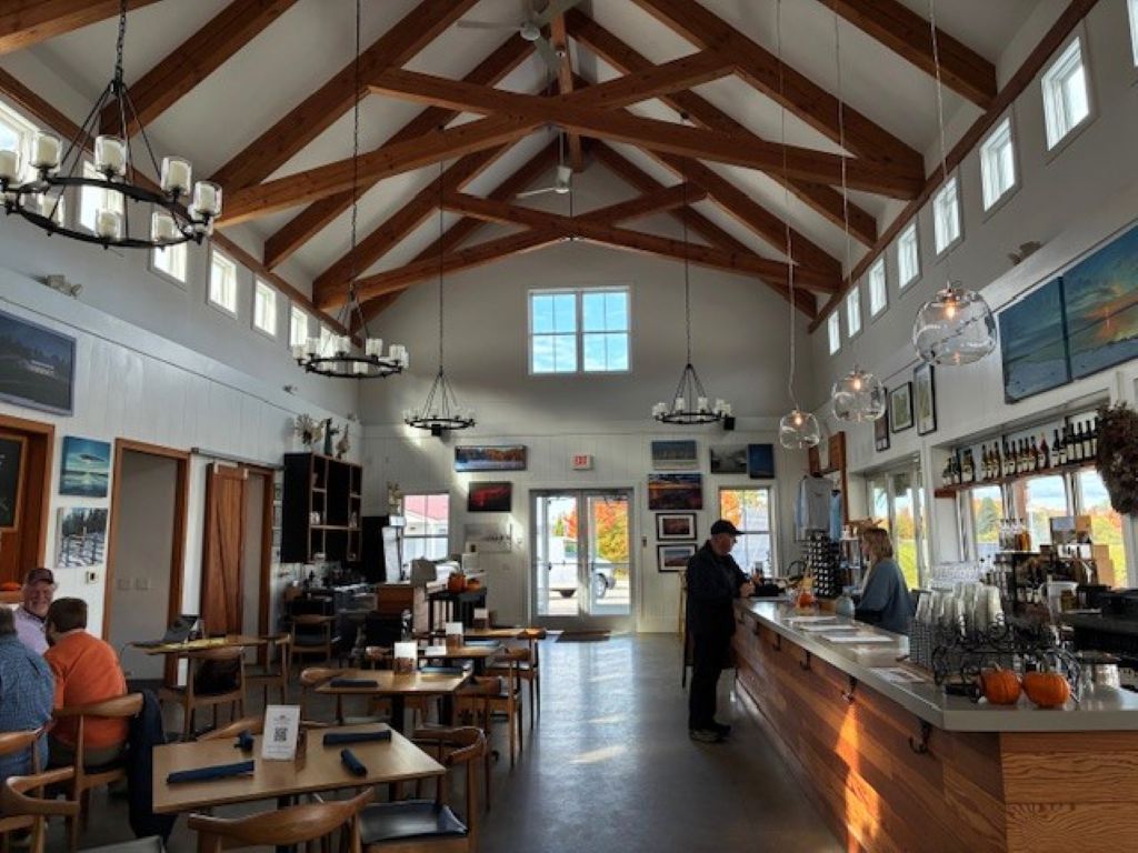 The tasting room at Brengman Family Wines