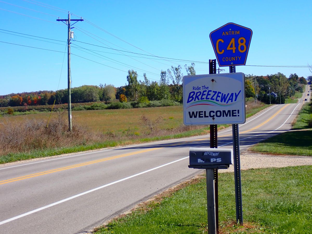 The " Breezeway" is a scenic drive that winds through small towns, orchards and working farms.