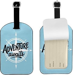 Travel-themed luggage tags are a great stocking stuffer.