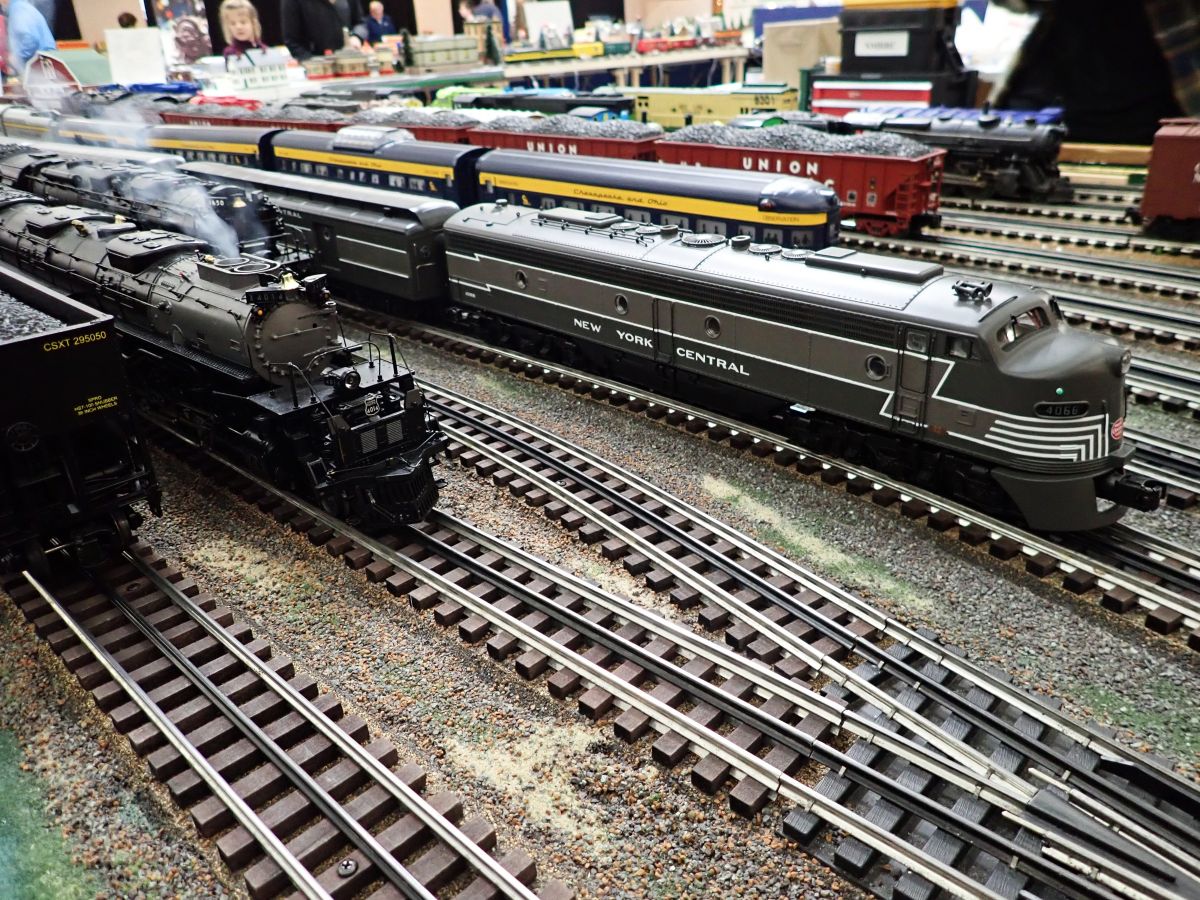 A number of model trains are on display during the Festival of Trains in Traverse City.