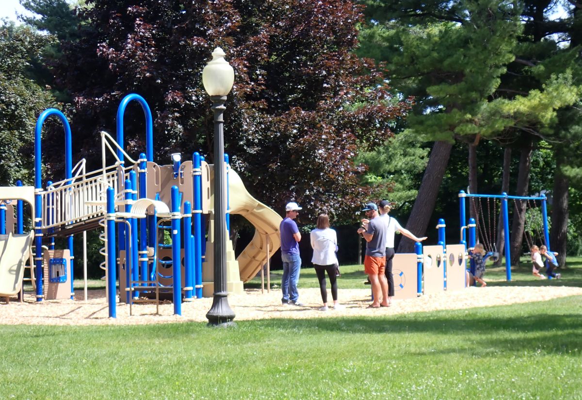 Playground area at Bryant Park in Traverse City