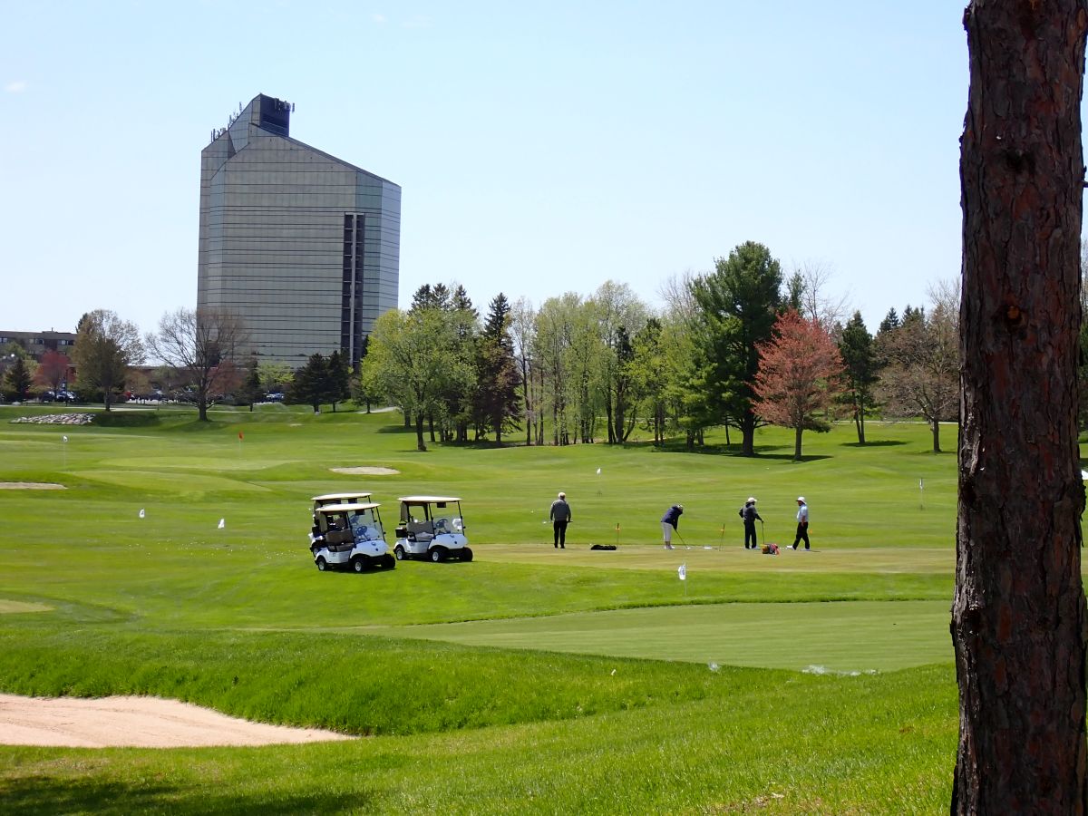The Grand Traverse Resort offers golfing, a full-service spa, multiple restaurants, indoor and outdoor pools, and tennis and pickleball courts.