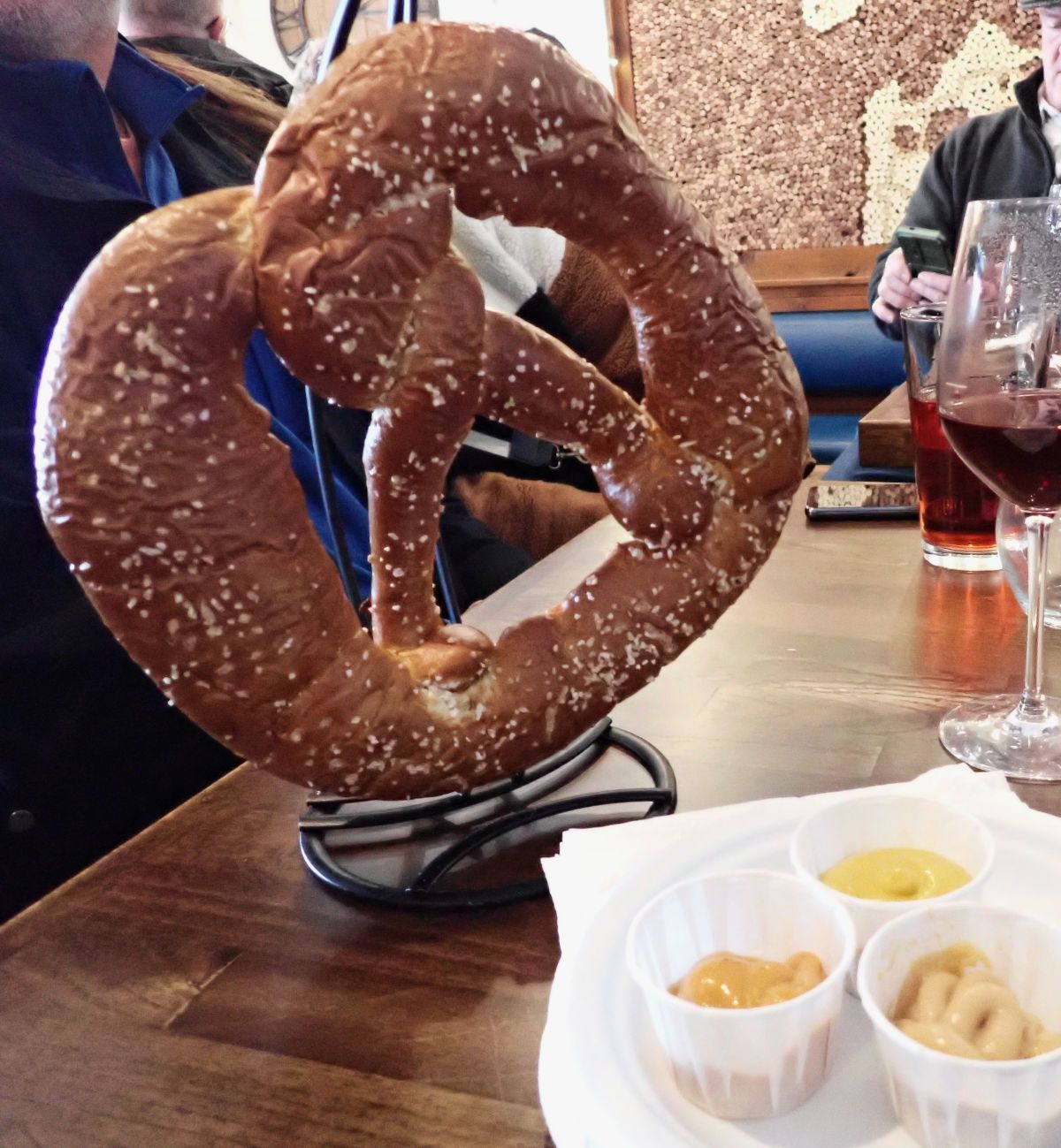 One of my favorite snacks at Bel Lago - a hot pretzel!