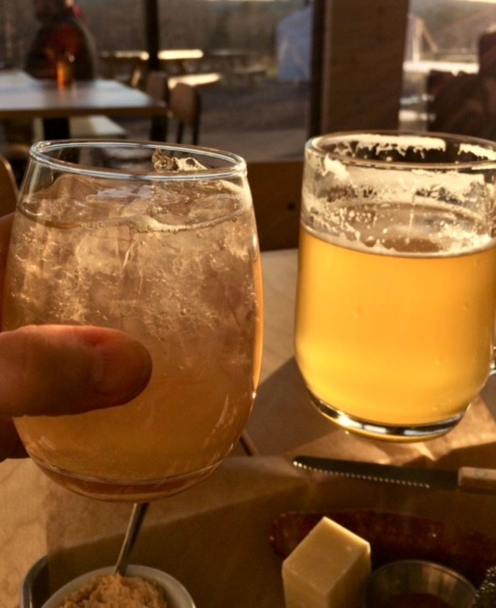 Farm Club brews their own beer and cider, making it a great farm market stop in the fall!