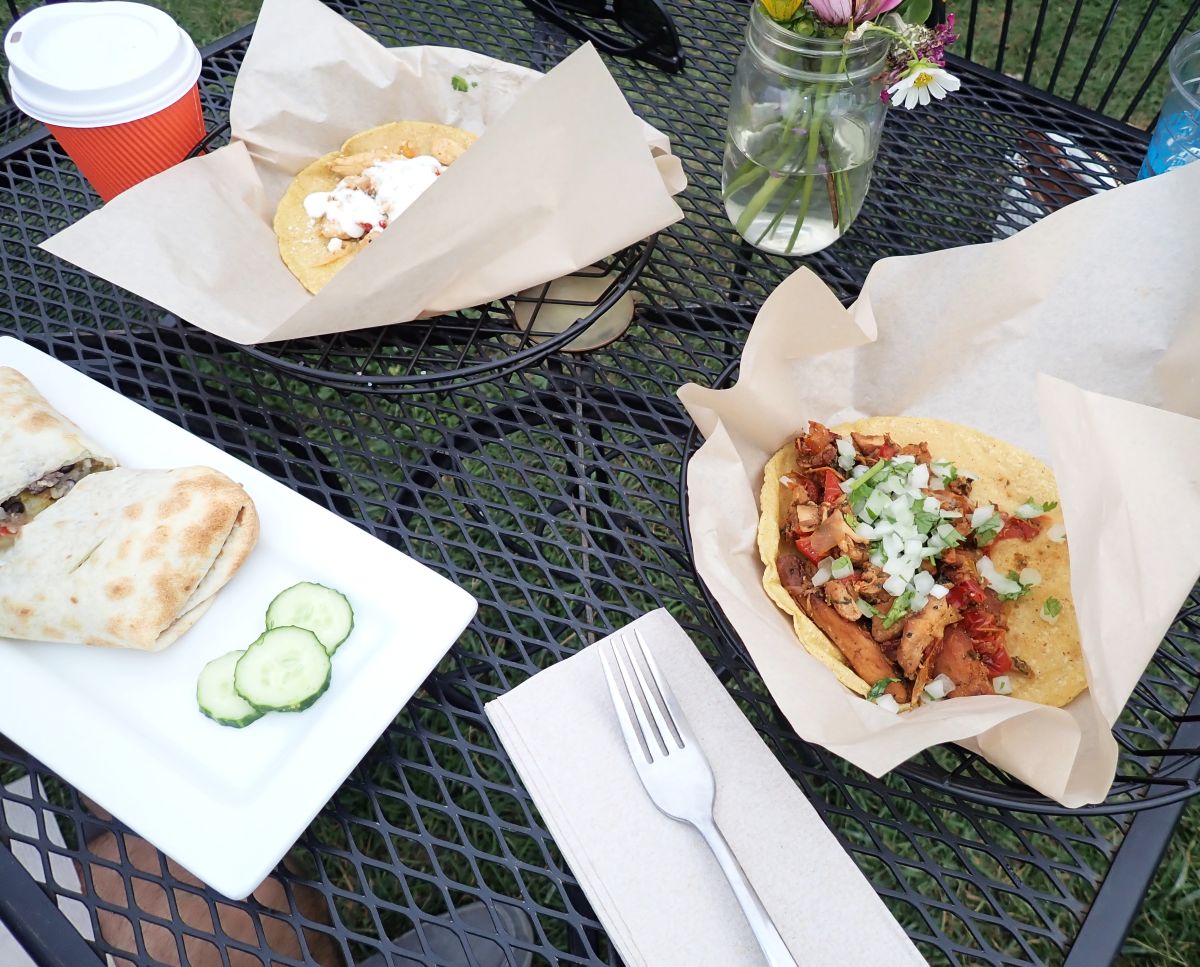 Authentic Mexican food is available at Providence Organic Farm.